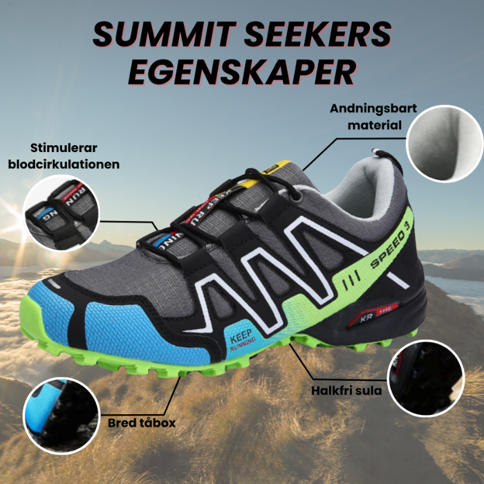 Summit Trek -  Herrskor för Utomhusbruk | Inklusive GRATIS Sula