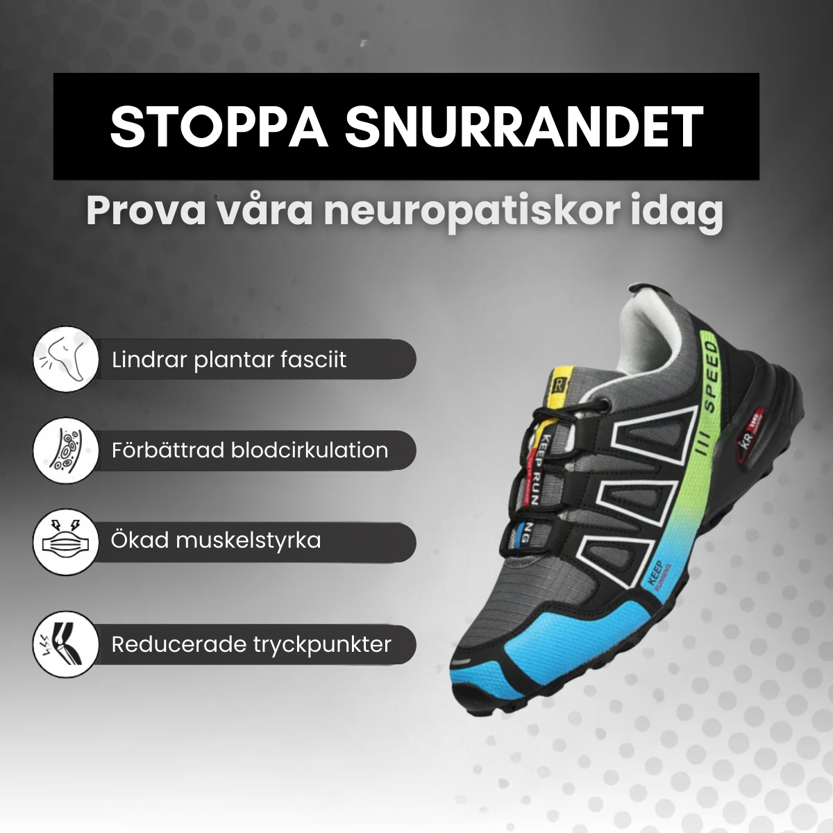 Summit Trek -  Herrskor för Utomhusbruk | Inklusive GRATIS Sula