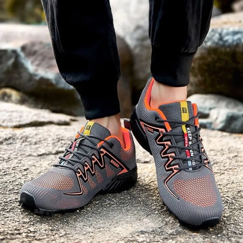 Summit Hiker - Herrskor för Utomhusbruk | Inklusive GRATIS Ortopedisk Sula
