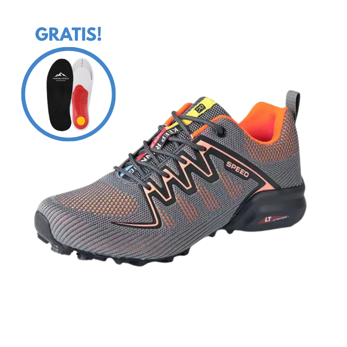 Summit Hiker - Herrskor för Utomhusbruk | Inklusive GRATIS Ortopedisk Sula