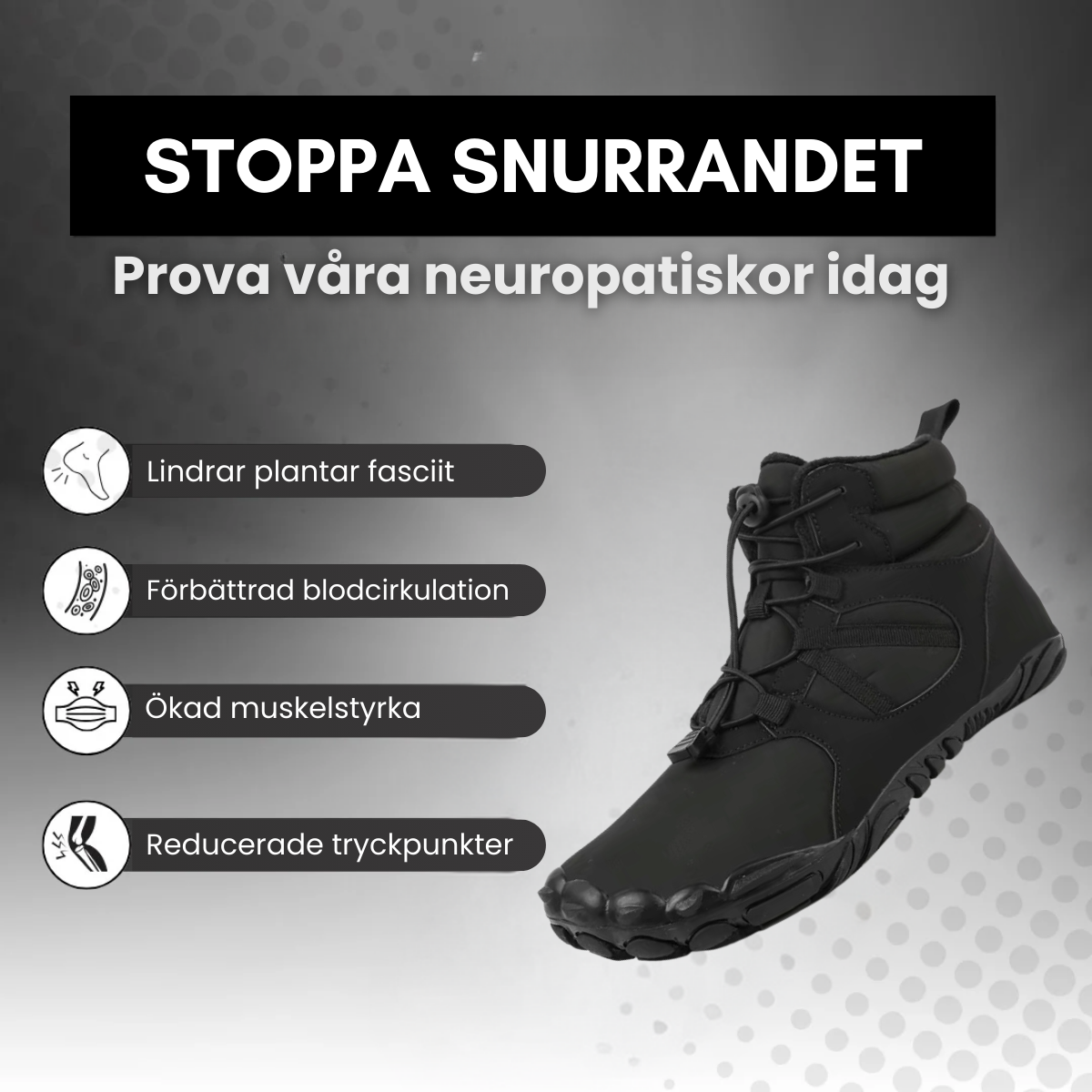 ArcticStride - Vattentäta Vintervandringskängor