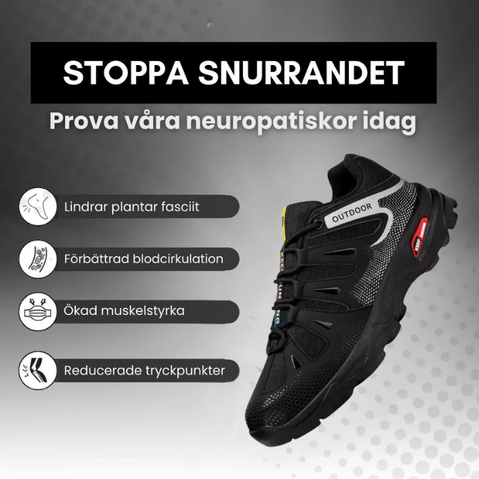 Summit Trail - Herrskor för Utomhusbruk | Inklusive GRATIS Ortopedisk Sula