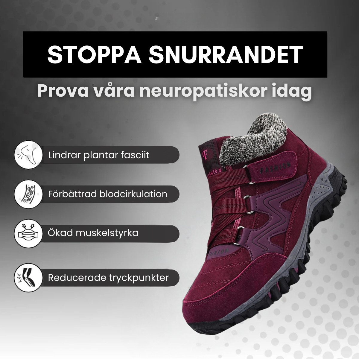 FurroTek – Höga Vinterkängor med Pälsskydd